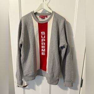 Supreme Vertical Logo Crewneck